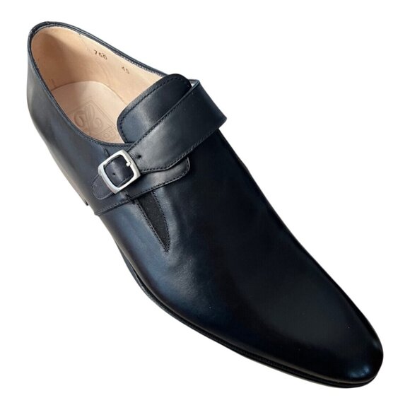 ZENOBI MONK STRAP LOAFERS BLAKE ITALIAN HAND CRAFTED MENS DRESS SHOES NEW IN BOX - Picture 6 of 9